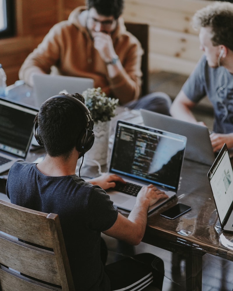 Product team collaborating